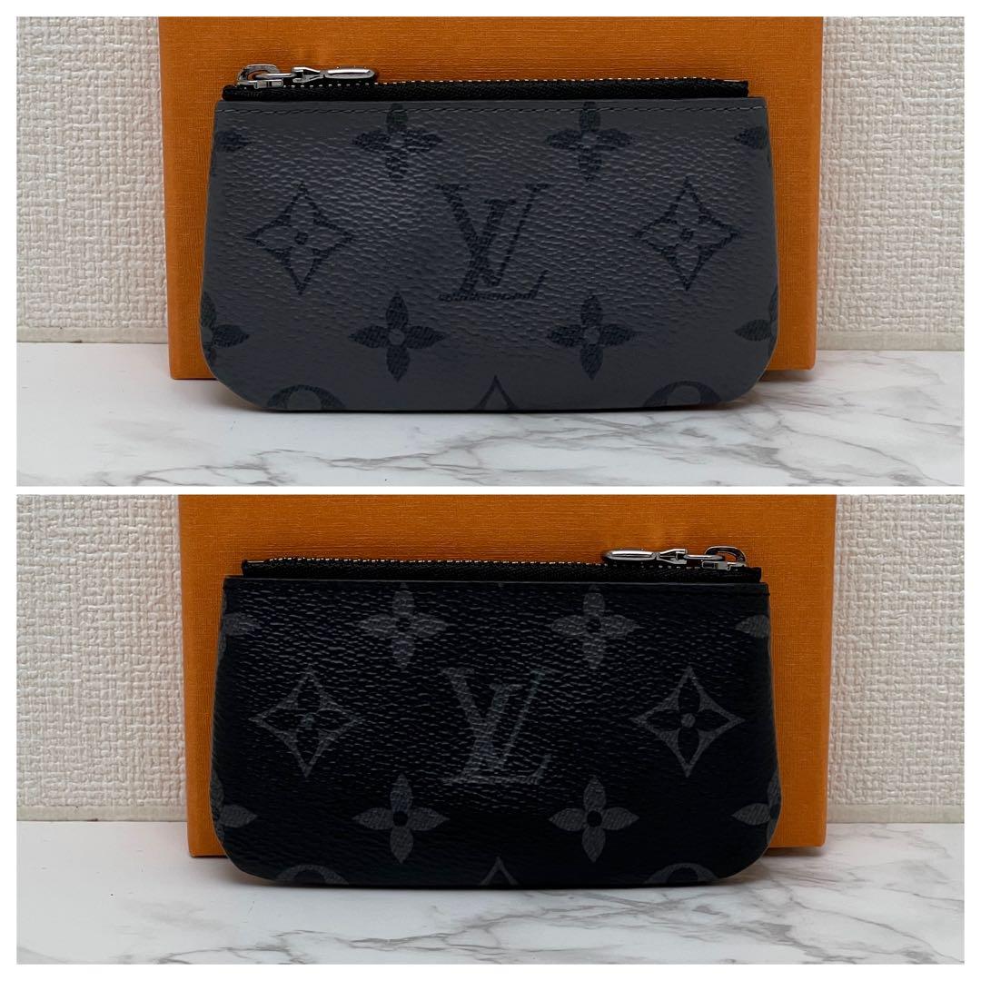 ルイヴィトン ケース カードキーケース ポシェット・クレ 現行品 ブラック