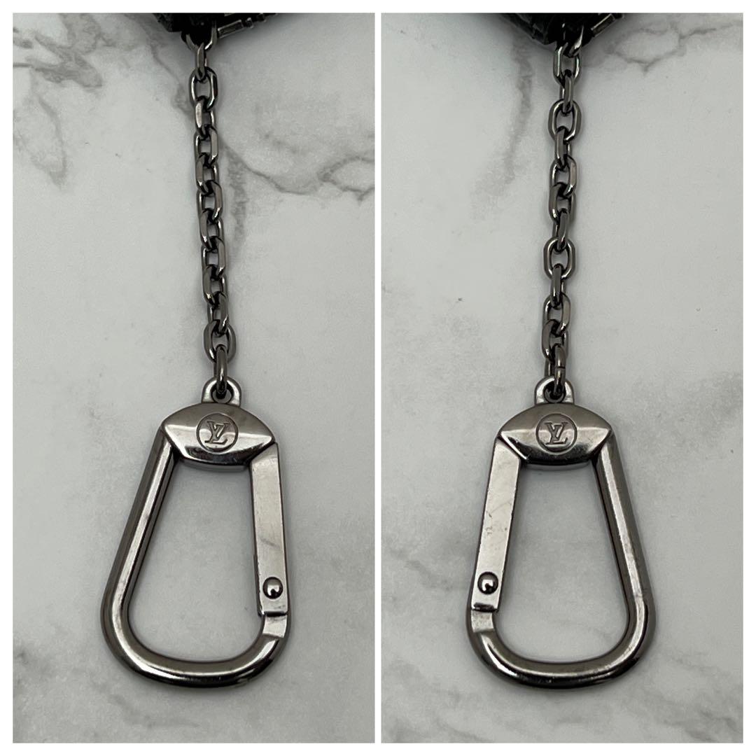 ルイヴィトン ケース カードキーケース ポシェット・クレ 現行品 ブラック