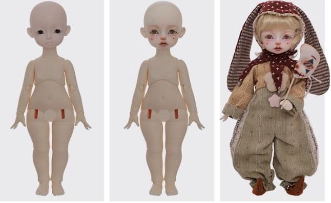 AX894 BJD 1/6 ドール本体 Joker 球体関節人形 ハンドメイド