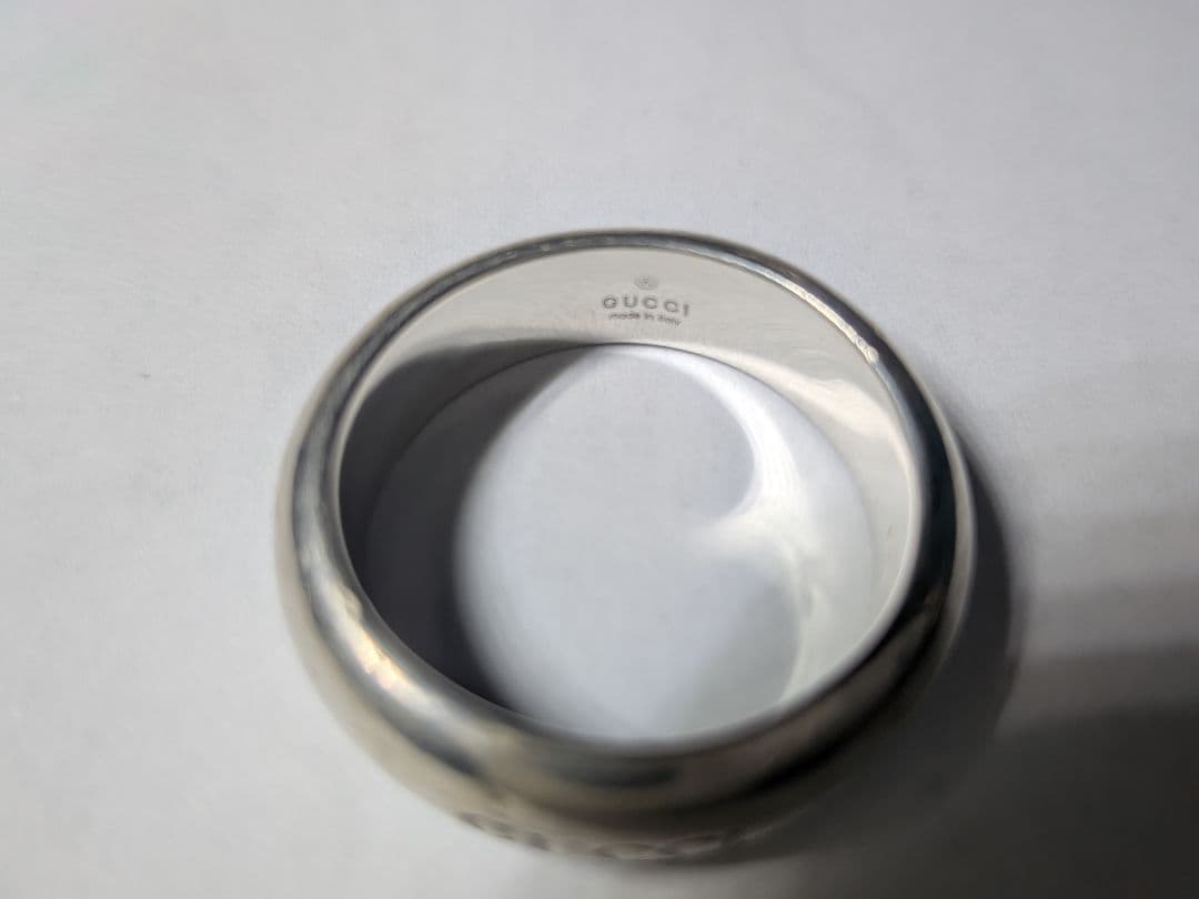 GUCCI 925シルバーリング 約8g 20号