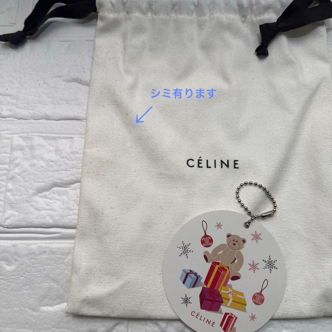 ★新品・未使用★CELINE くま チャーム＆ハンカチ