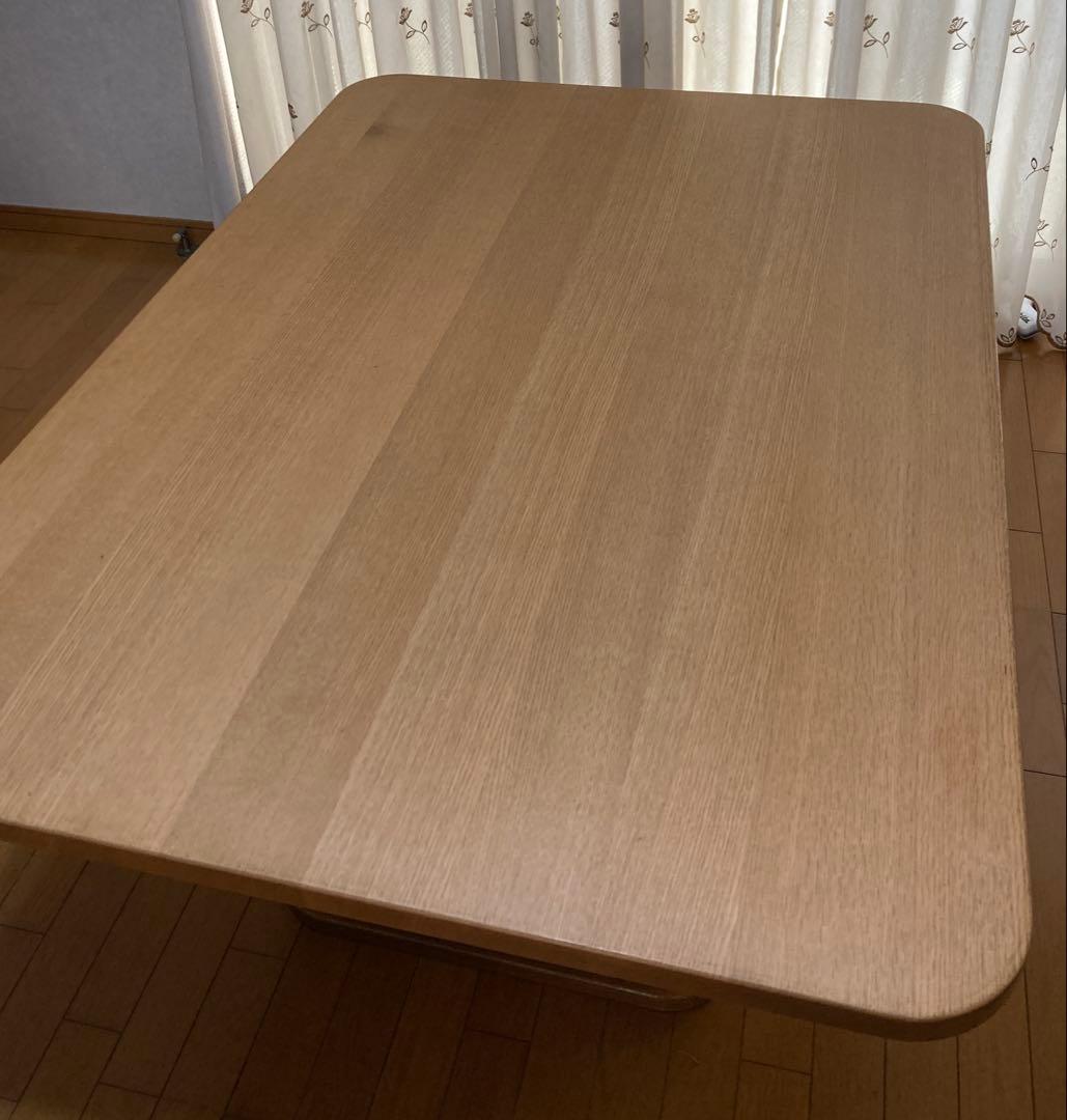 6月までシラカワ ダイニングテーブル たっぷり収納付き 飛騨家具 無垢オークナラ