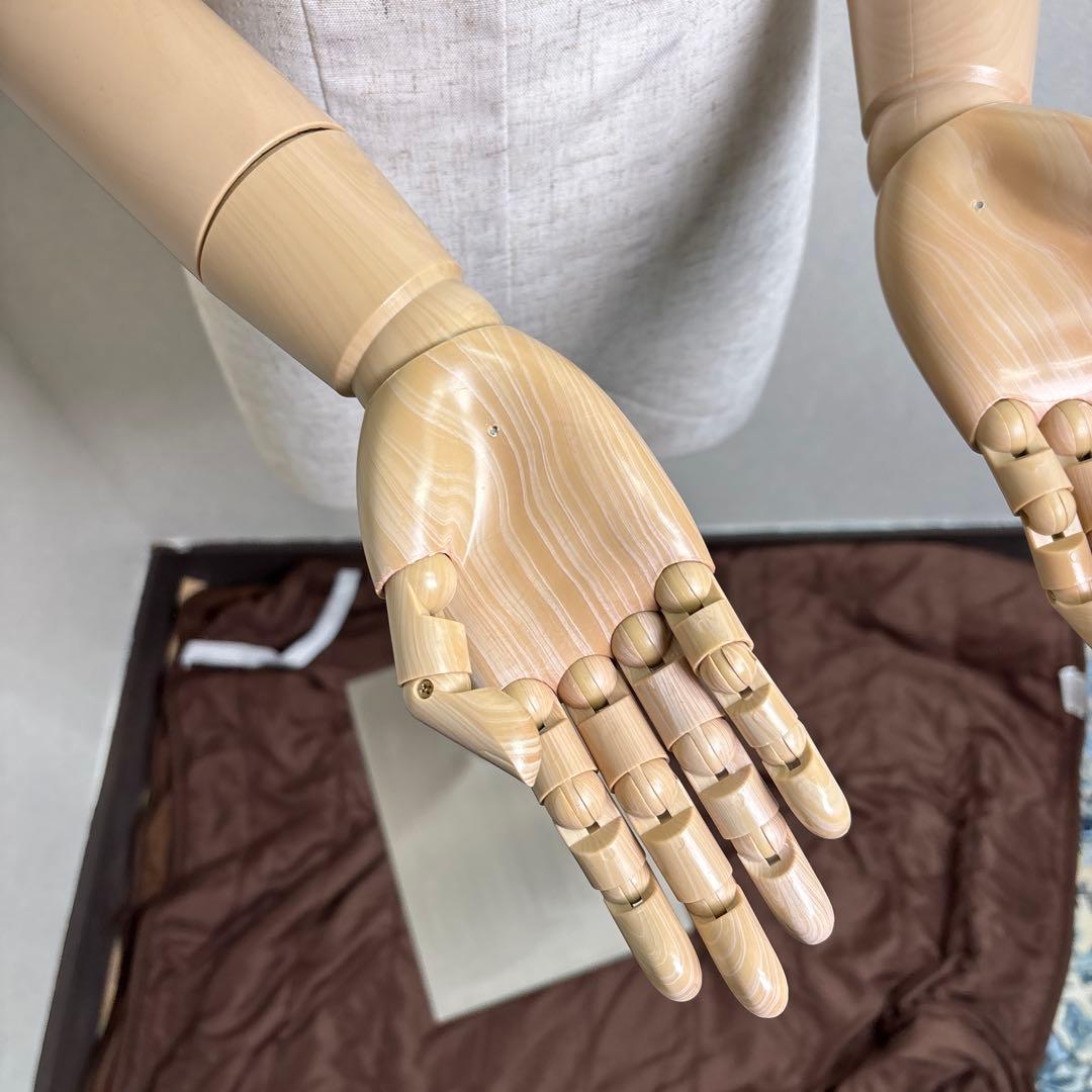 腕付き　腕可動式　マネキン 上半身用　女性 　腕付き 上半身 トルソー