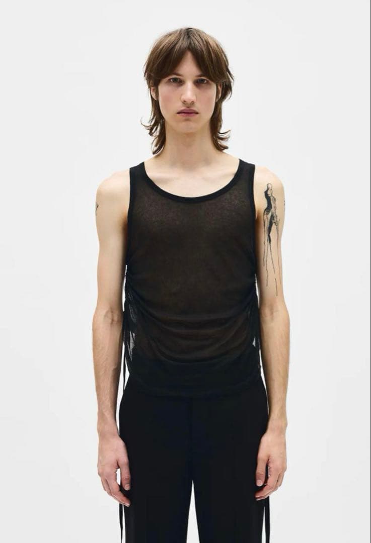 アンドゥムルメステール　リブギャザータンクトップ　新品未使用