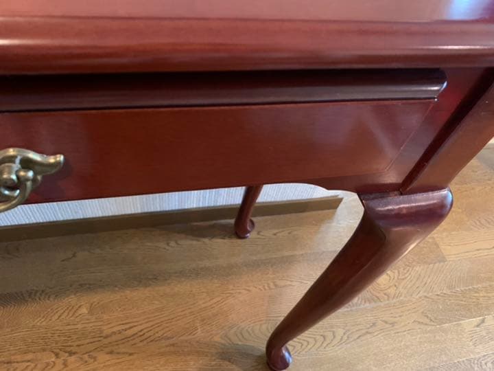 【大人気の猫脚】120cmアンティーク猫脚コンソールテーブル。ライティングデスク