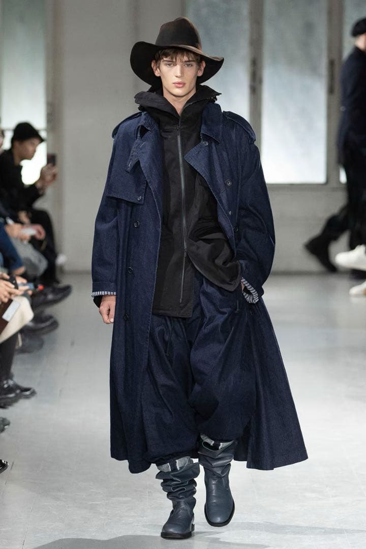 ジャケット・アウター POUR HOMME 23AW Denim Trench Coat