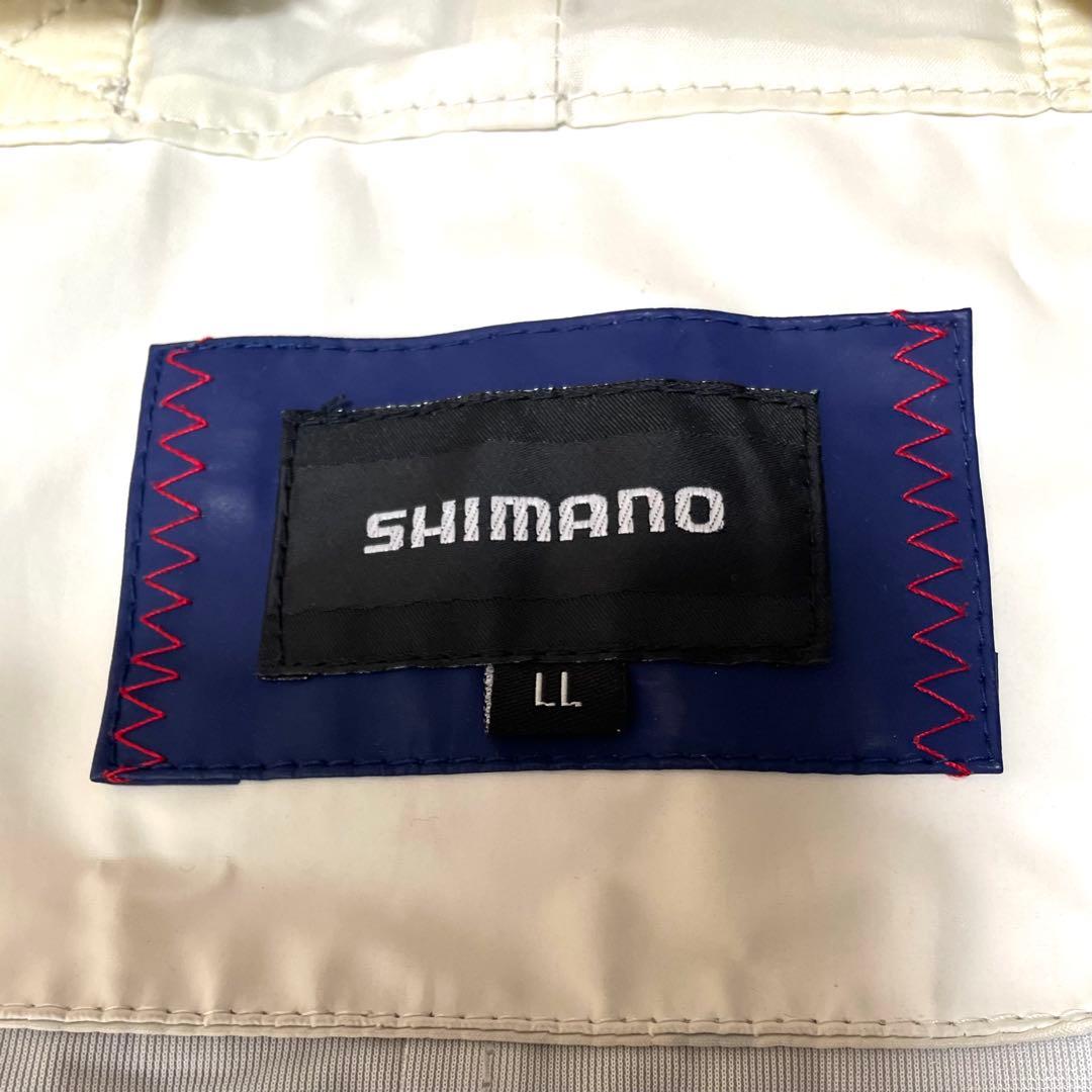 SHIMANO 防水釣り用レインスーツ 上下セット LL 反射板付 尻パット付