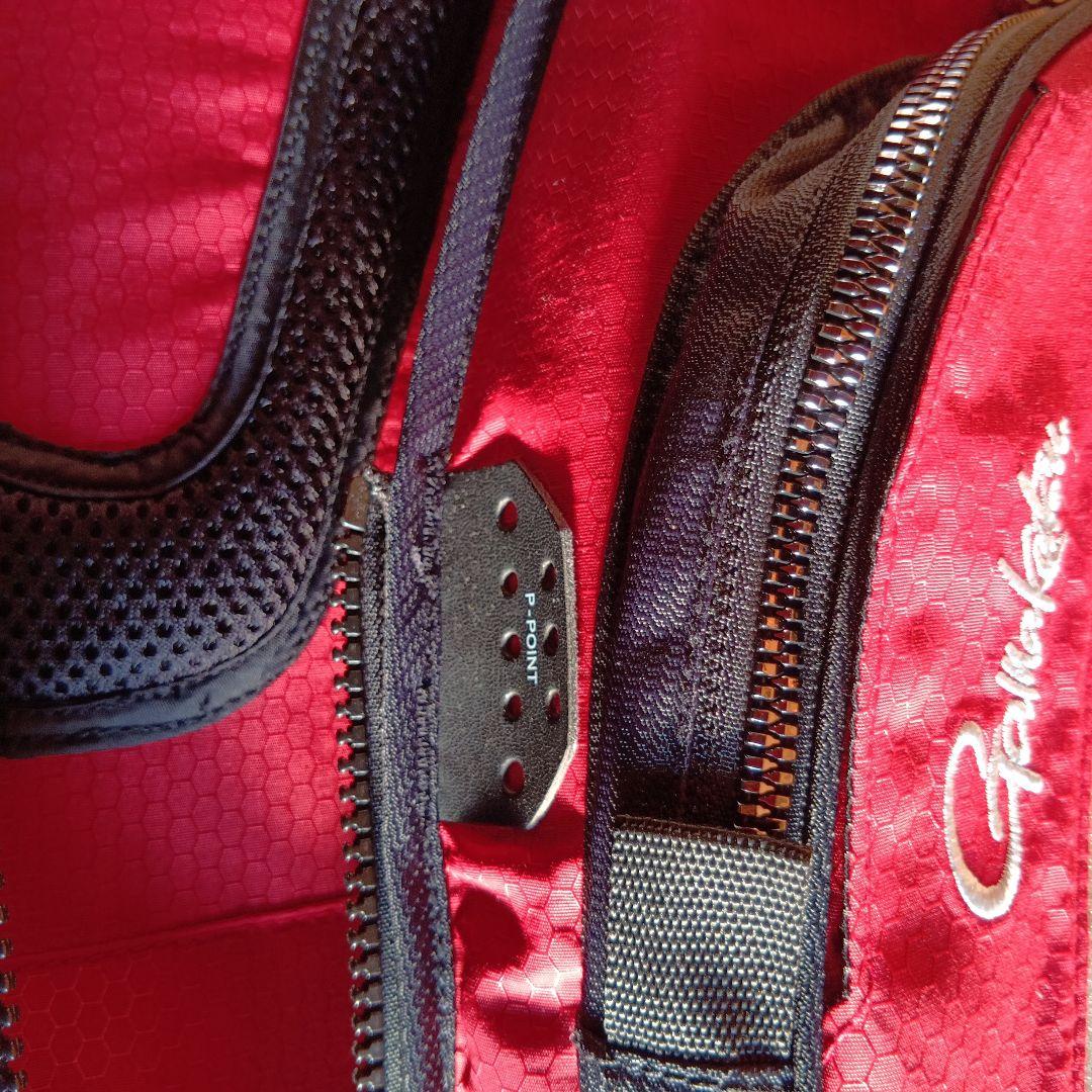 週末値下げオマケ付美品がまかつフローティングベストGM−2188レッド、Lサイズ