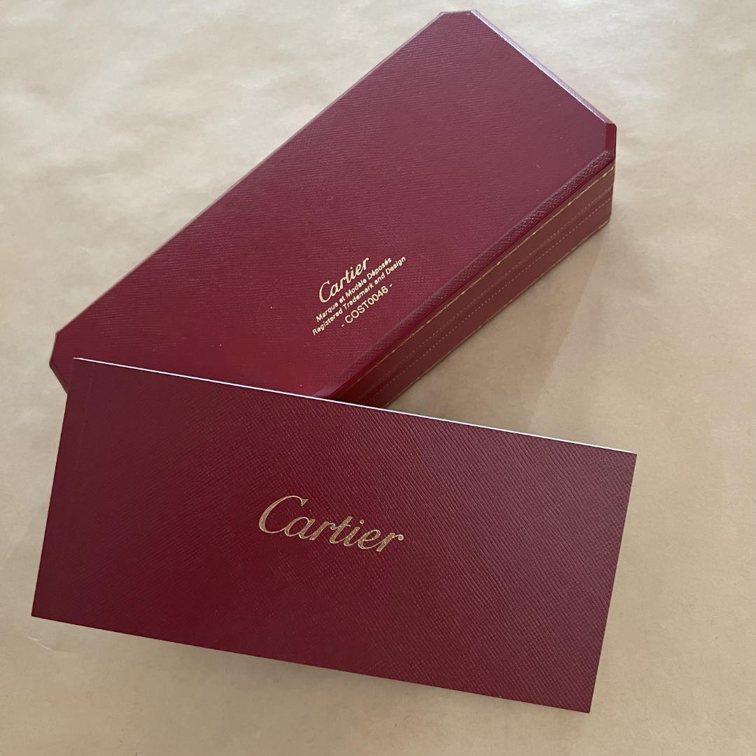 【美品】Cartier 　カルティエ　サントス ボールペン　ボルドー色