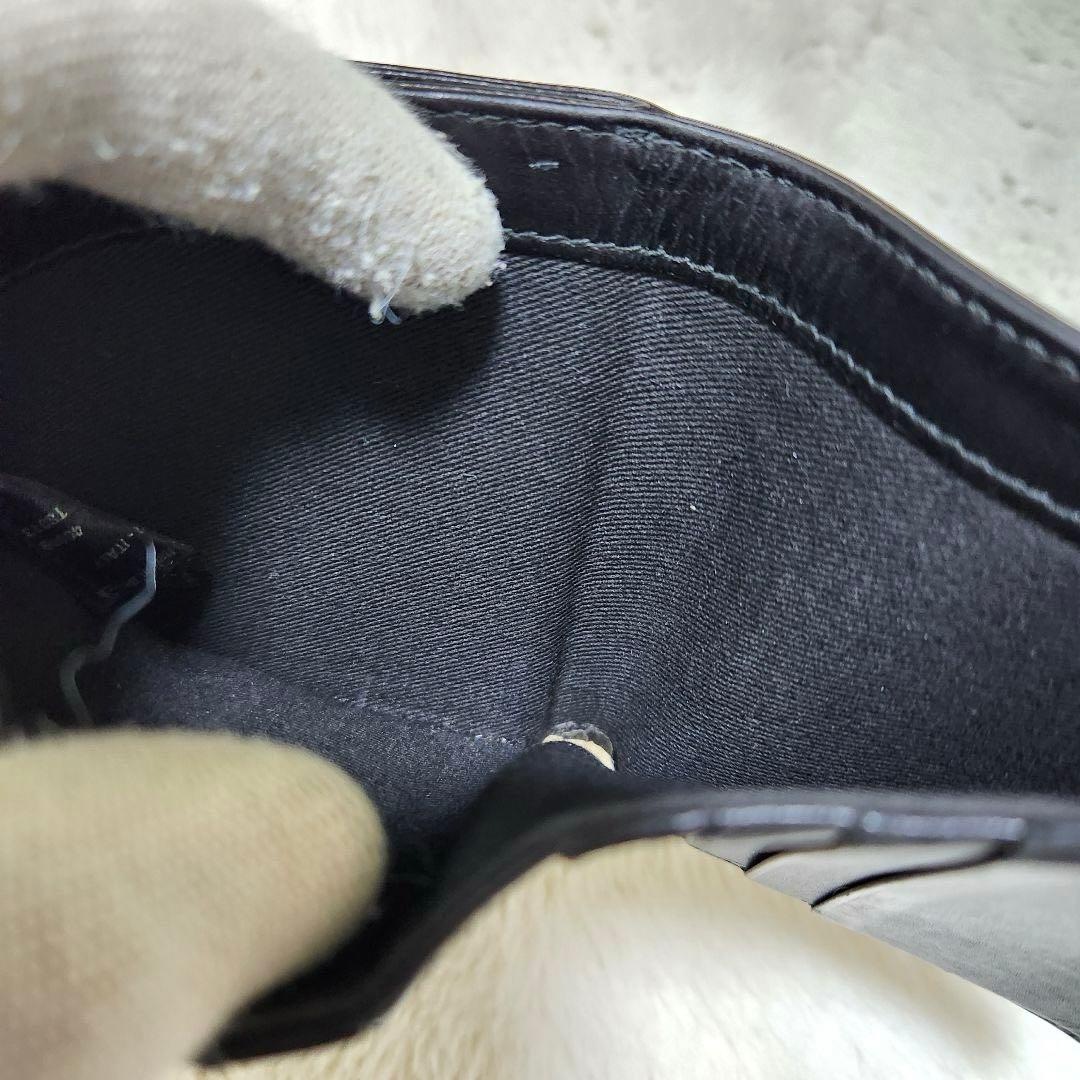 ✨極美品　正規品✨マルジェラ　二つ折り　小銭入れ　ステッチ　カレンダー　ブラック