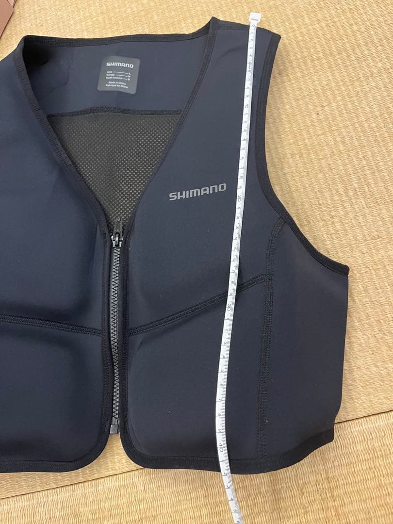 SHIMANO フィッシングベスト ブラック L