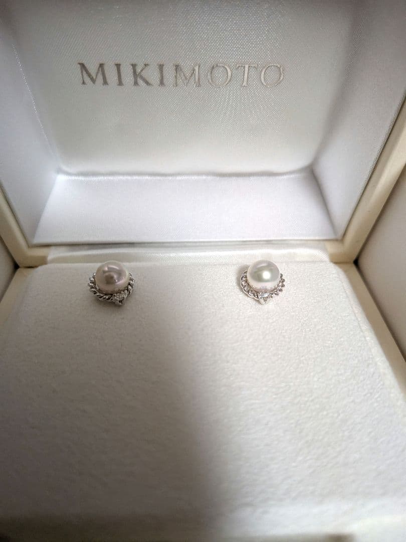 最終お値下げ★現行品　ミキモトパールピアス　極美品168300円　付属品付未使用