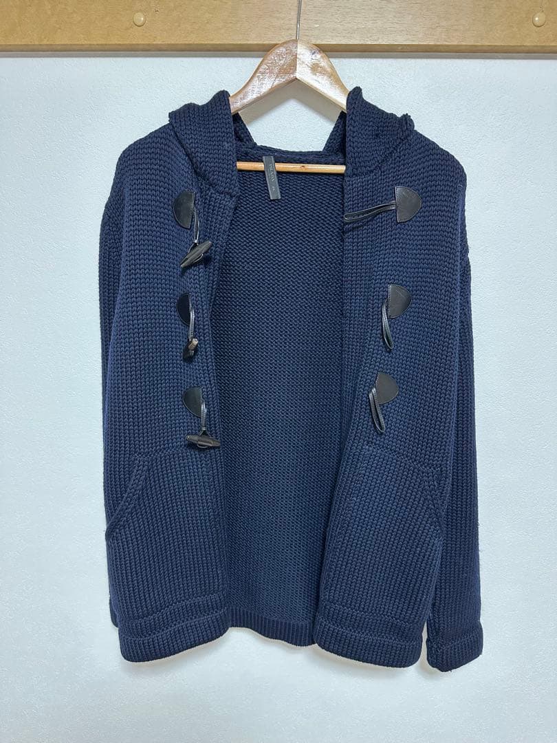 PRADA ネイビー ダッフルコート 46