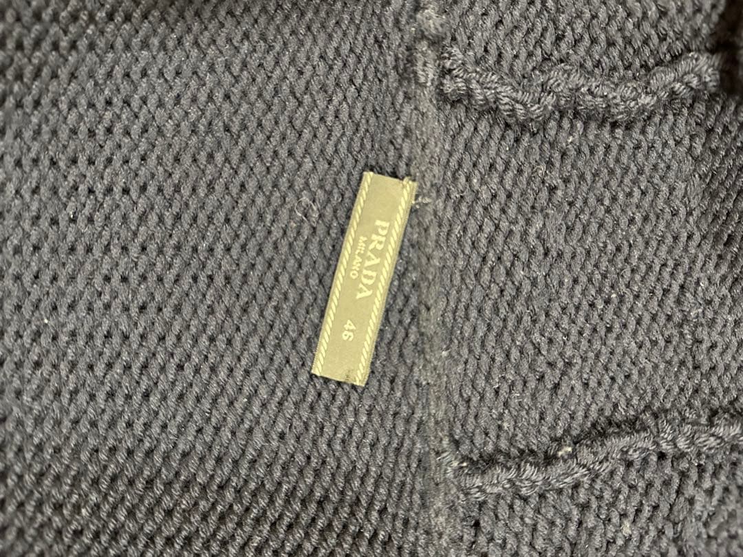 PRADA ネイビー ダッフルコート 46