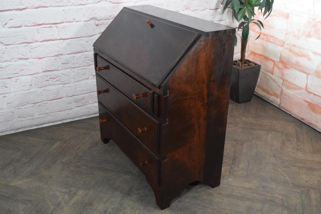 松本民芸家具 ライティングビューロー/デスク #308型 訳あり品