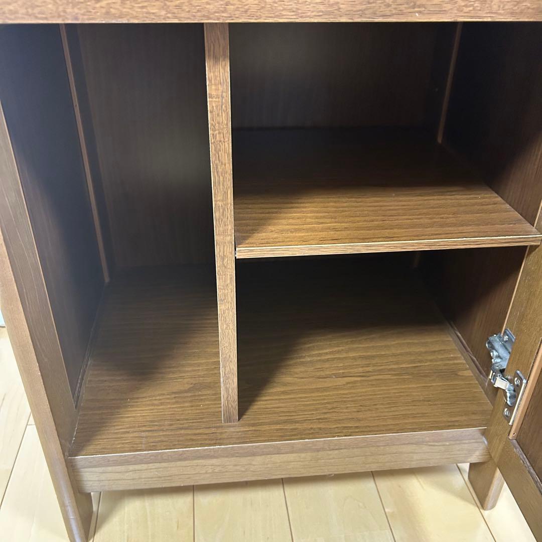 カリモク家具 電話台 FAX台 キャビネットコンセント付き karimoku