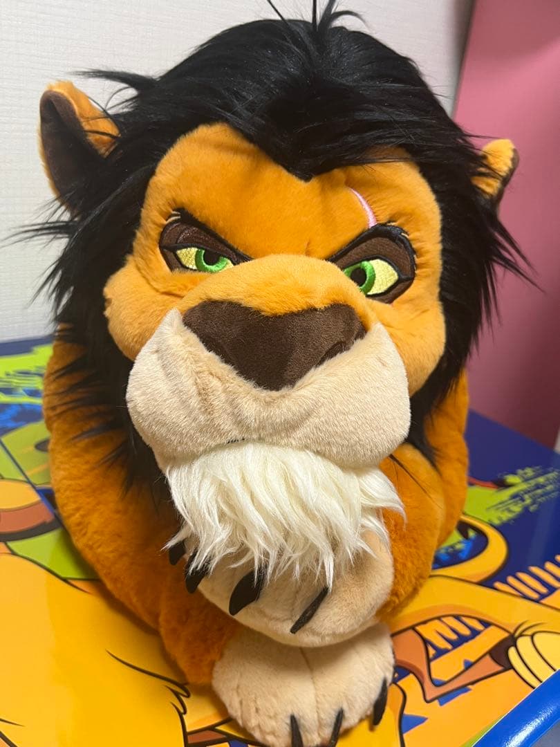 ライオンキング30周年記念 スカー ぬいぐるみ