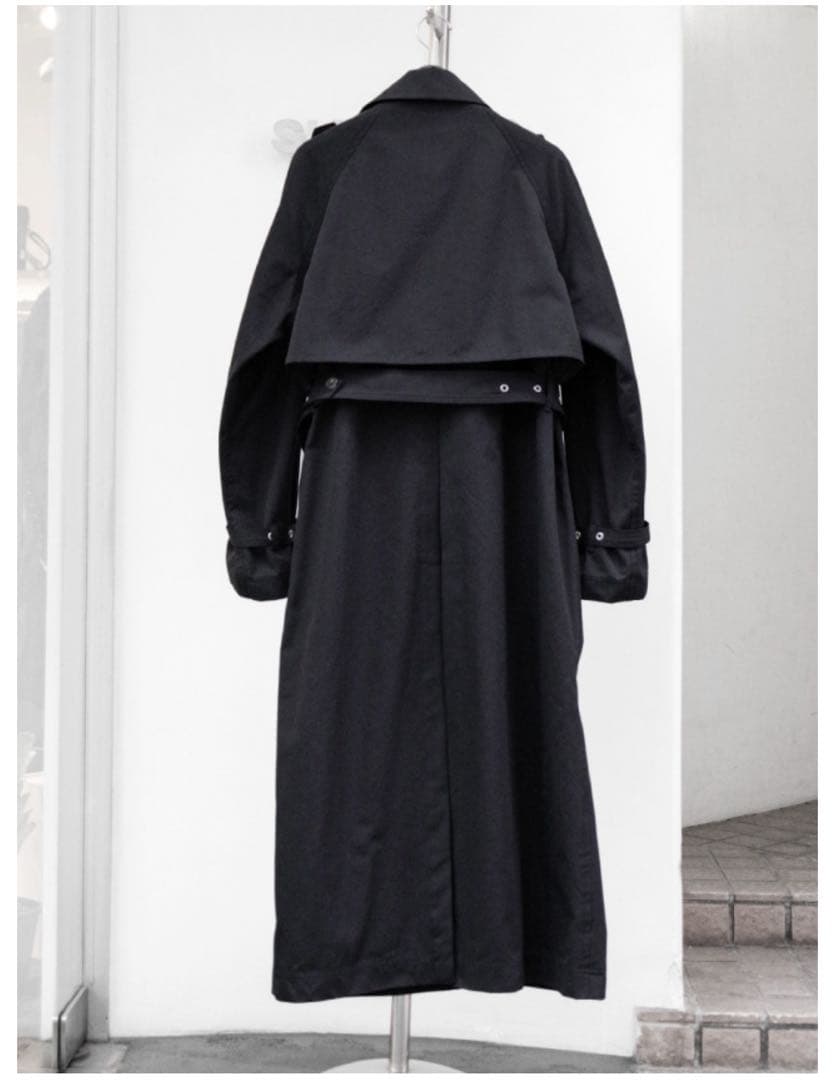 24ss BED J.W. FORD トレンチコート ブラック