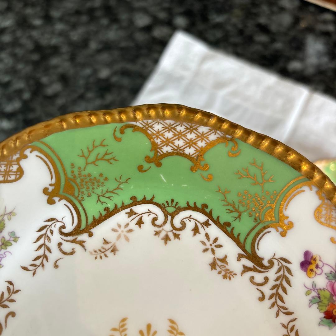 ENGLAND COALPORT ケーキ皿とデミタス皿　コールポート
