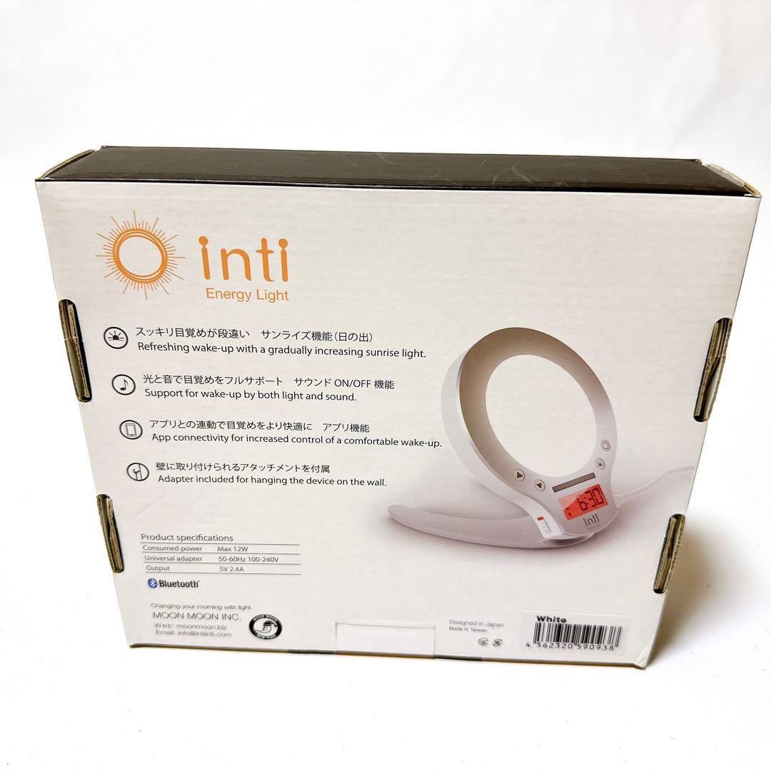 未使用 inti4s 光で起きる目覚まし時計 inti Energy Light