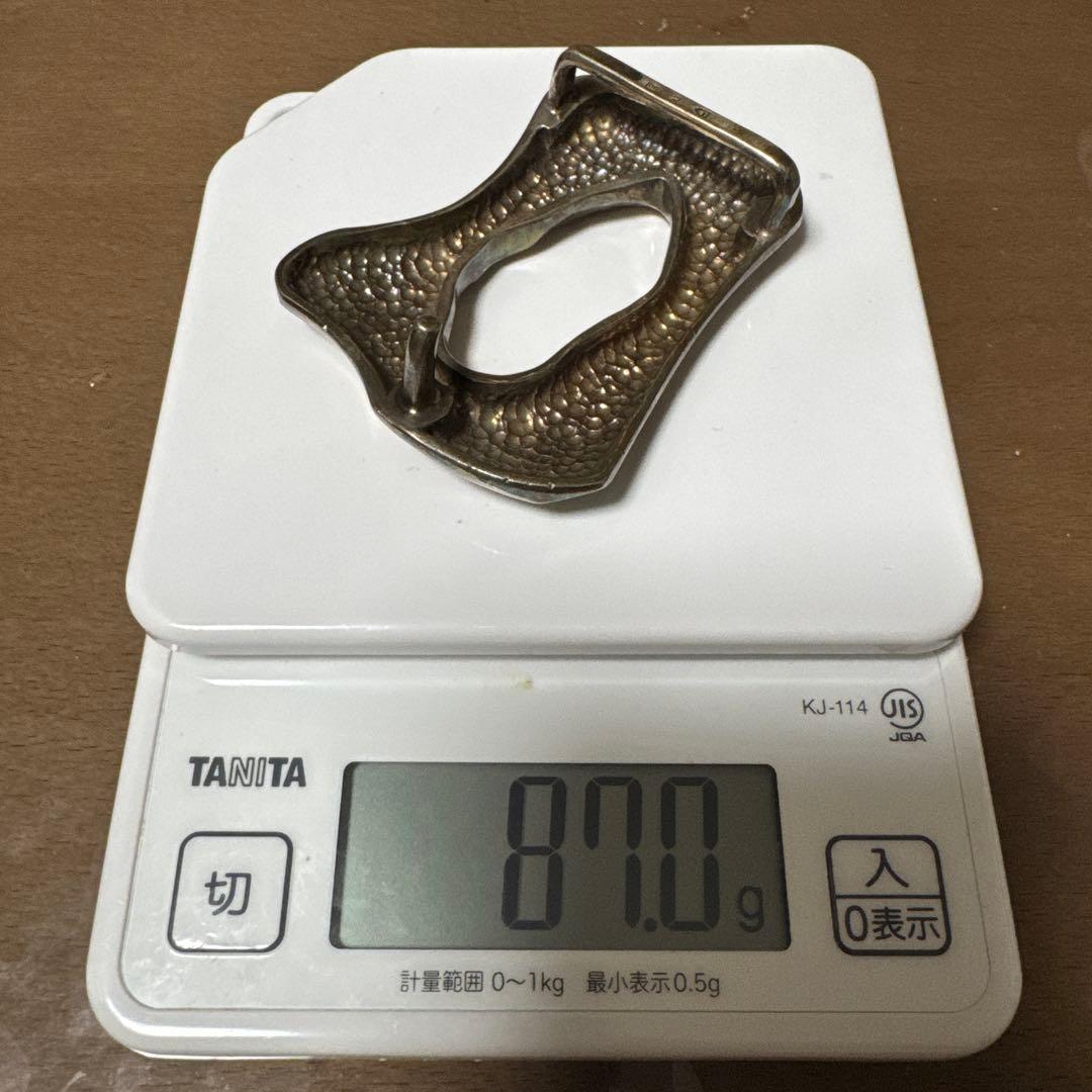 【ガルニ】シルバー925 87.0g バックル