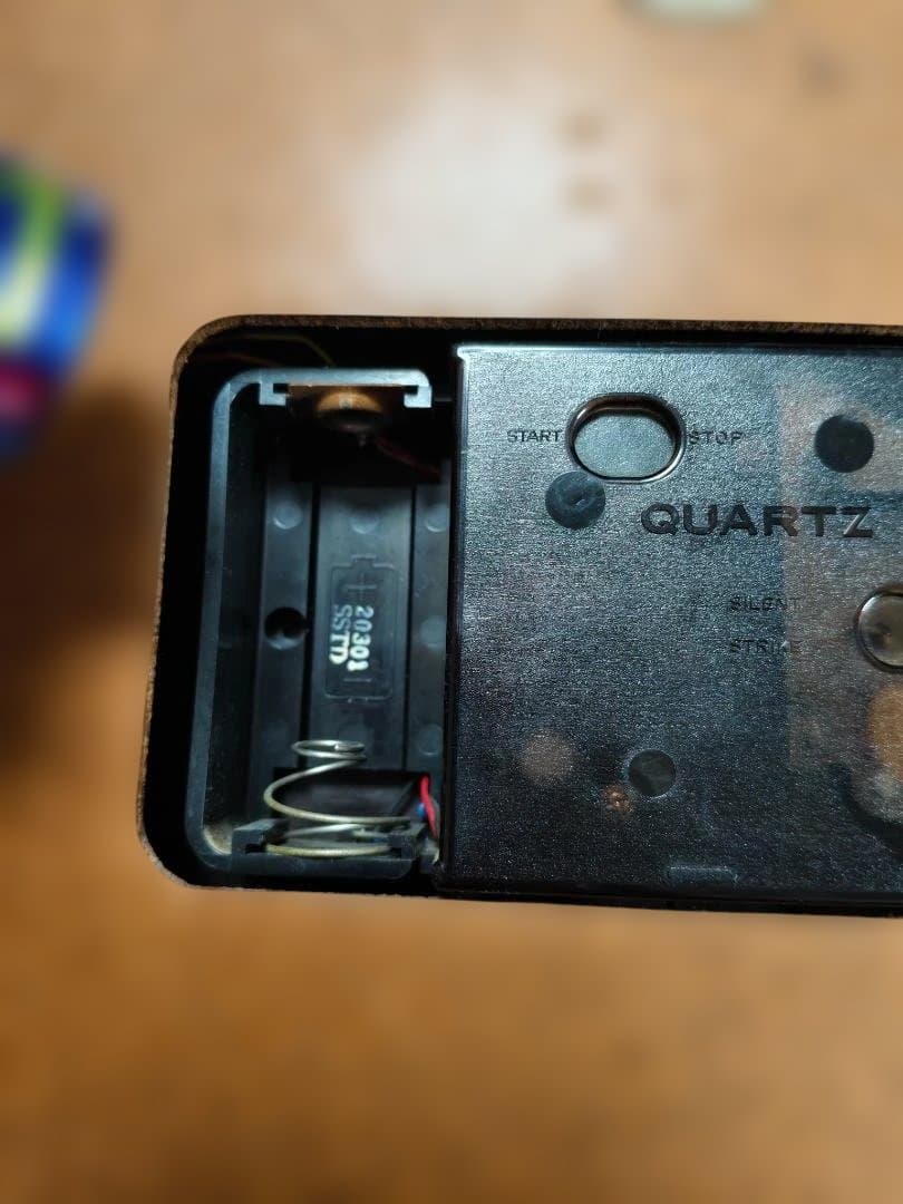 昭和レトロ セイコー クオーツ QB501B スクエア型 壁掛け時計 掛時計