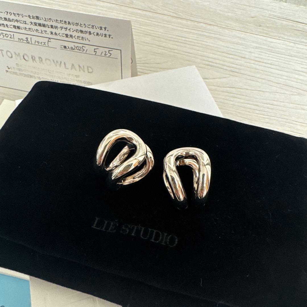 LIE STUDIO シルバーピアス