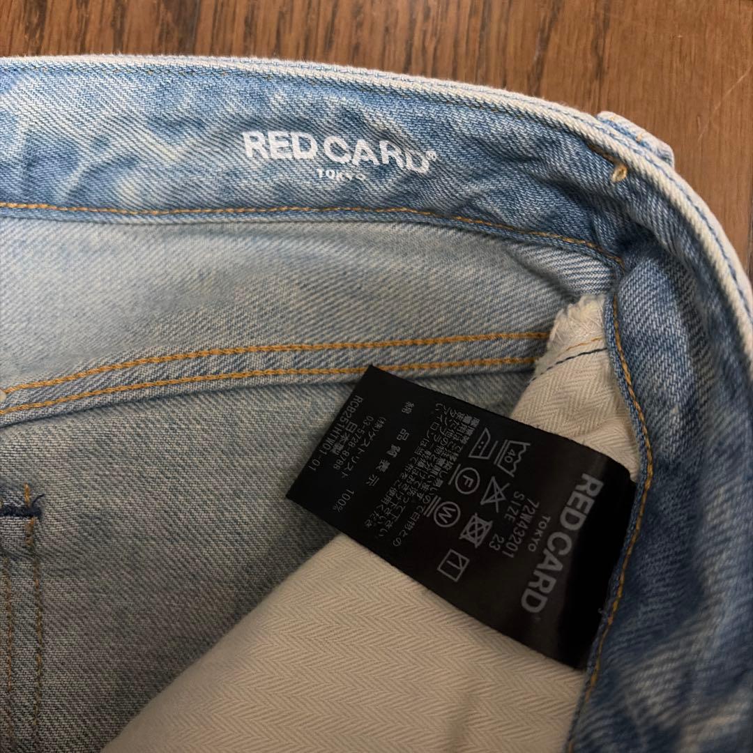 RED CARD TOKYOビッグストレートデニム Dakota 23