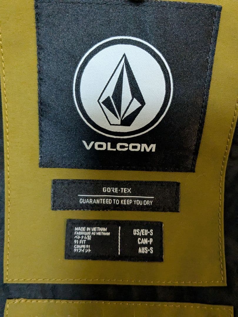 値下げ！ボルコム　LONGO GORE-TEXジャケット MOSS Sサイズ