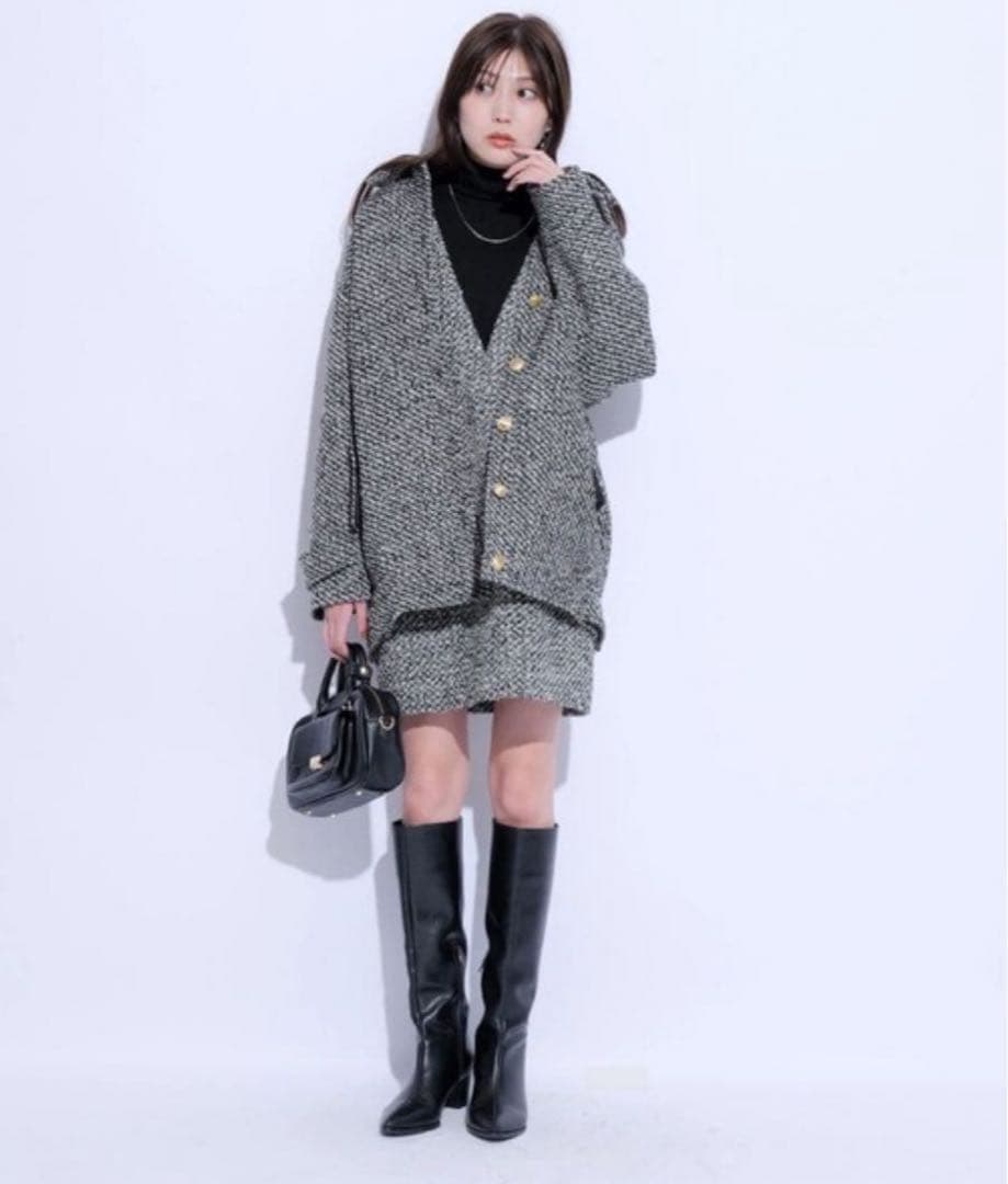 Mystradaミドルツイードジャケット＆ミニジャンスカ