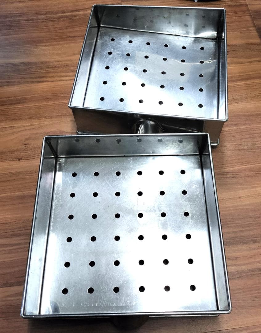 ステンレス製二層蒸し器