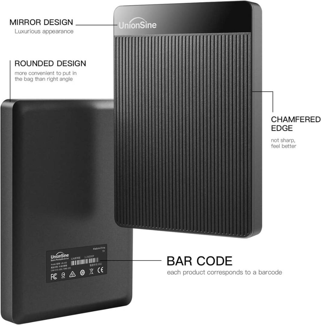 UnionSine 外付けHDDポータブルハードディスク 5TB