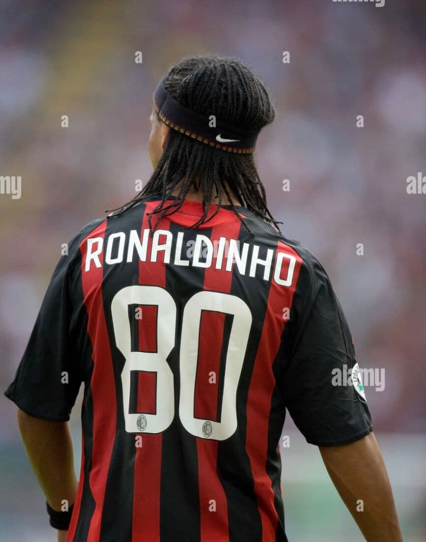 08-09 ACミラン　ロナウジーニョ　アディダスオフィシャルユニフォーム