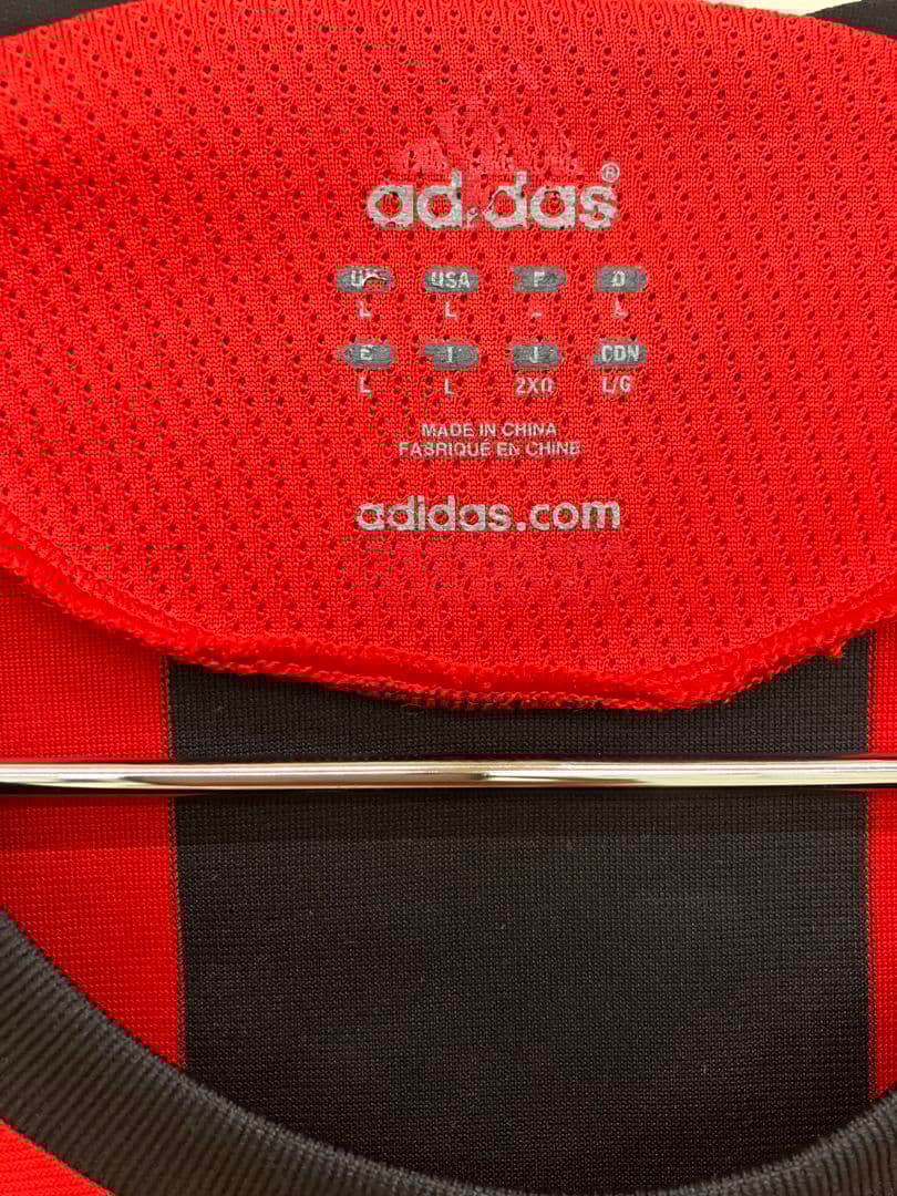 08-09 ACミラン　ロナウジーニョ　アディダスオフィシャルユニフォーム