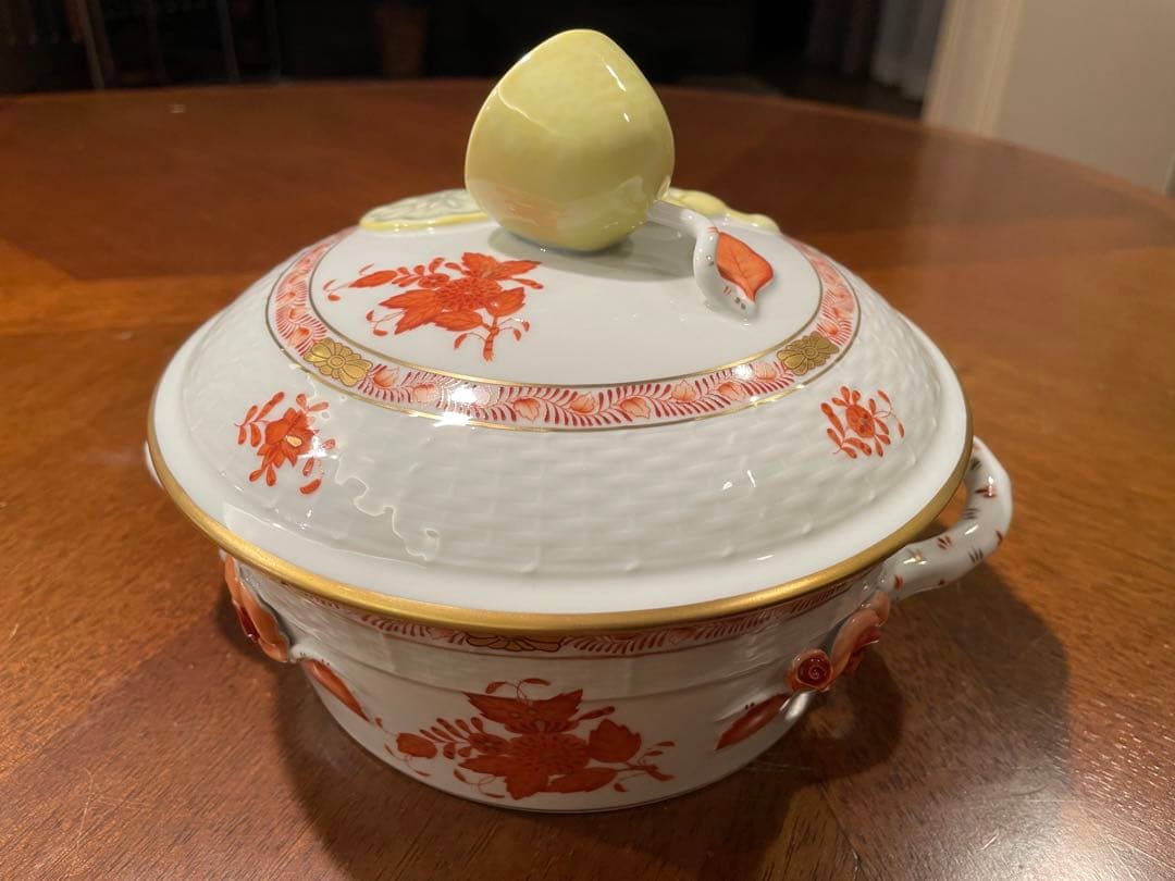 ヘレンド　アポニーオレンジ　スープチューリン　レモン