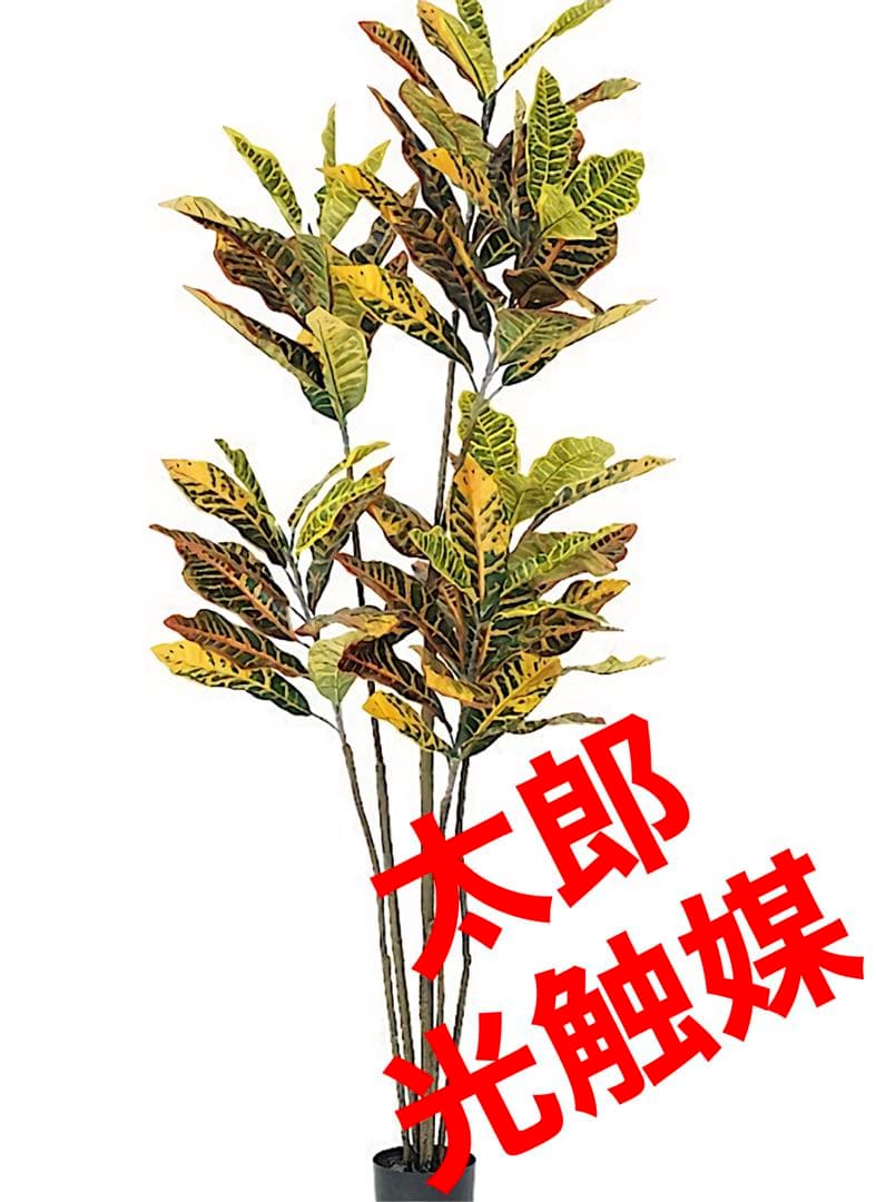 光触媒　人工観葉植物　ウォールグリーン　フェイクグリーン　クロトン155
