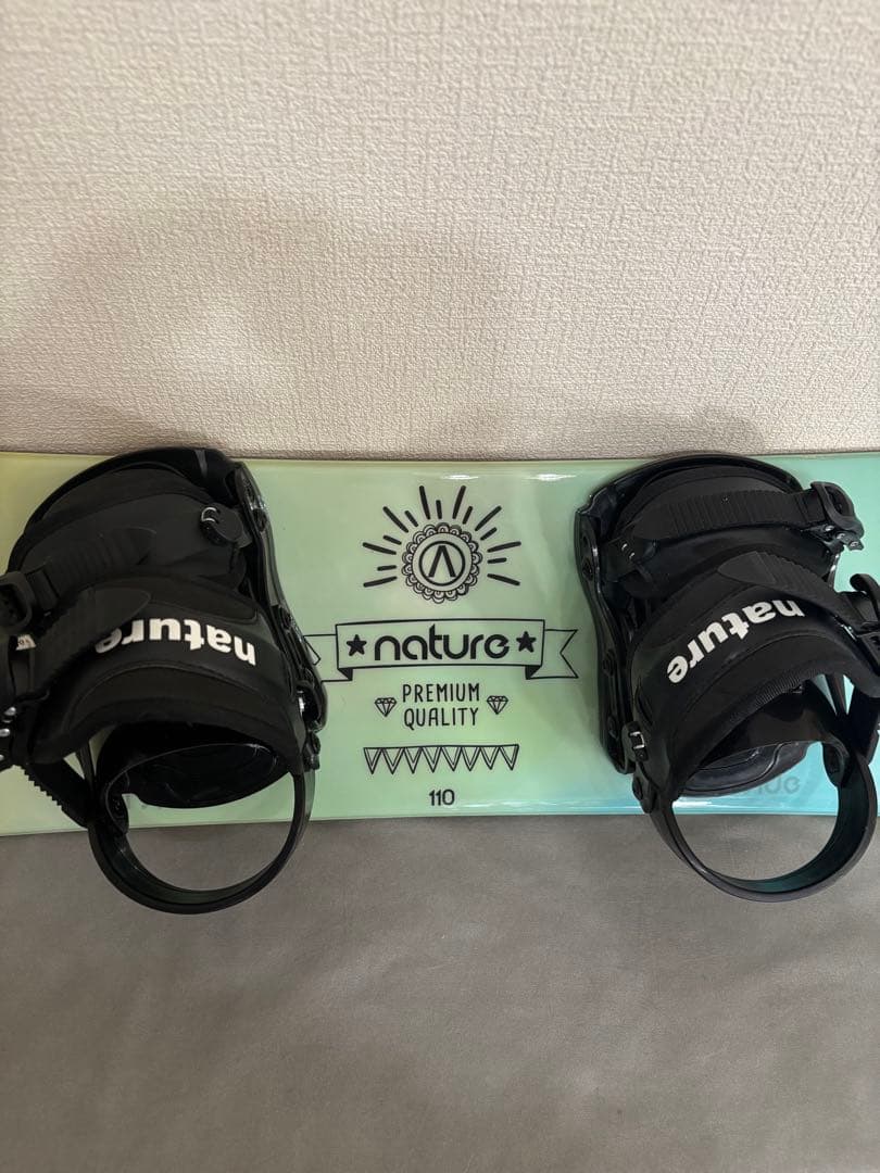 nature キッズ　スノーボード 110㎝　ビンディングセット