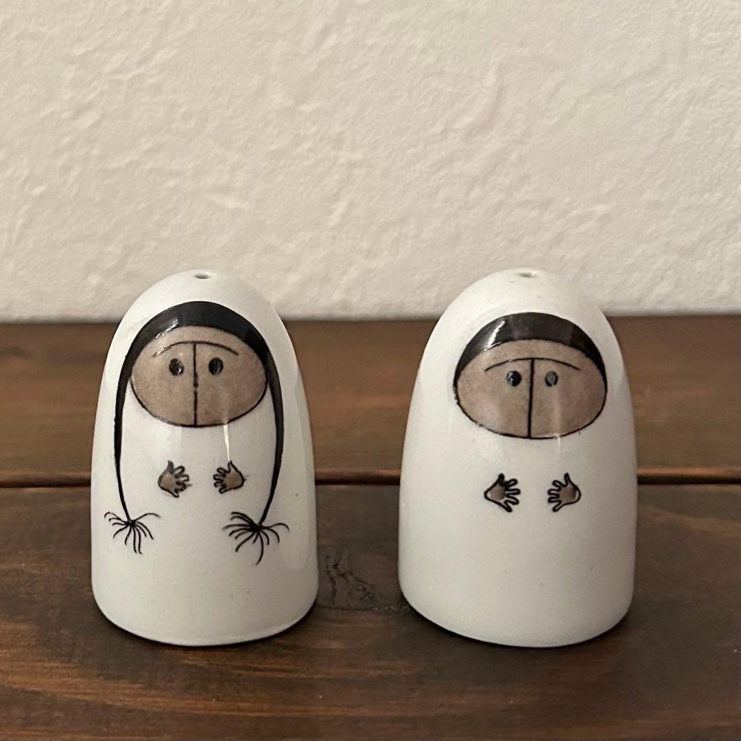 アラビア　Lappalainenシリーズ ソルト ＆ペッパー容器 1960年