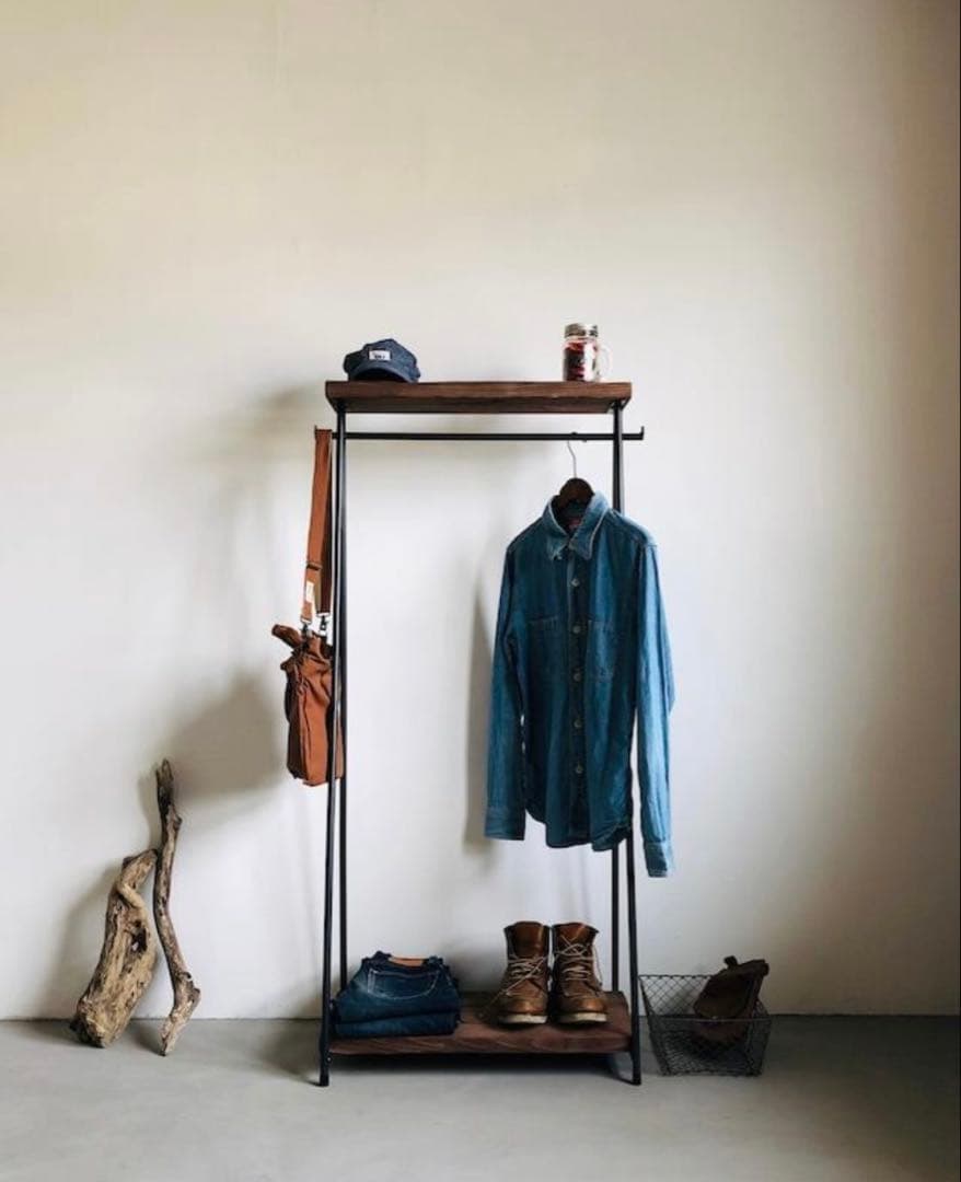 d*t様 貴重　特価　数量限定　ハンガーラック　インダストリアル　古材　搬入付き