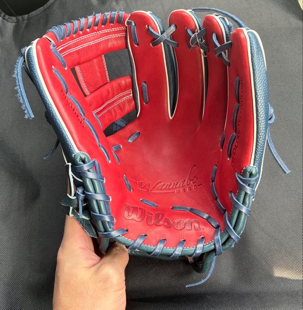 ウイルソン　野球 一般軟式グローブ 内野手 ワナビーヒーローDUAL内野手用86