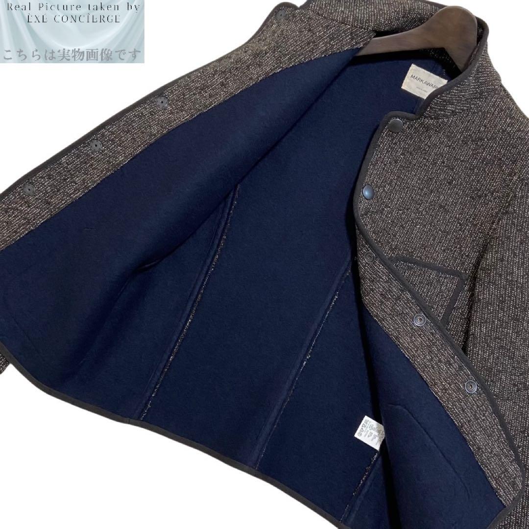 マーカウェア MARKAWARE ダブルフェイス ツイードファブリクスジャケット