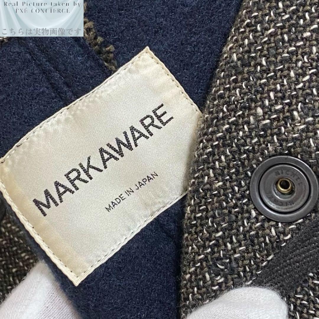 マーカウェア MARKAWARE ダブルフェイス ツイードファブリクスジャケット