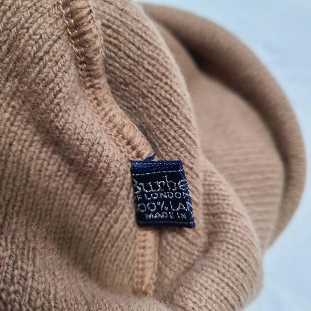 未使用級BURBERRY LONDONバーバリーキッズ　マフラー、帽子、手袋 ⓷