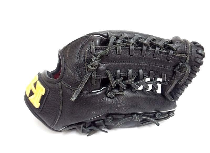 ハイゴールド 硬式グラブ 右投げ 外野手用 ブラック VSG-500 グローブ