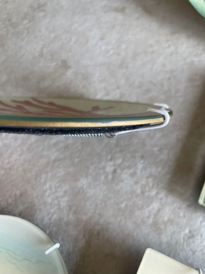 【JOHN DERIAN】デコパージュプレート Red Coral