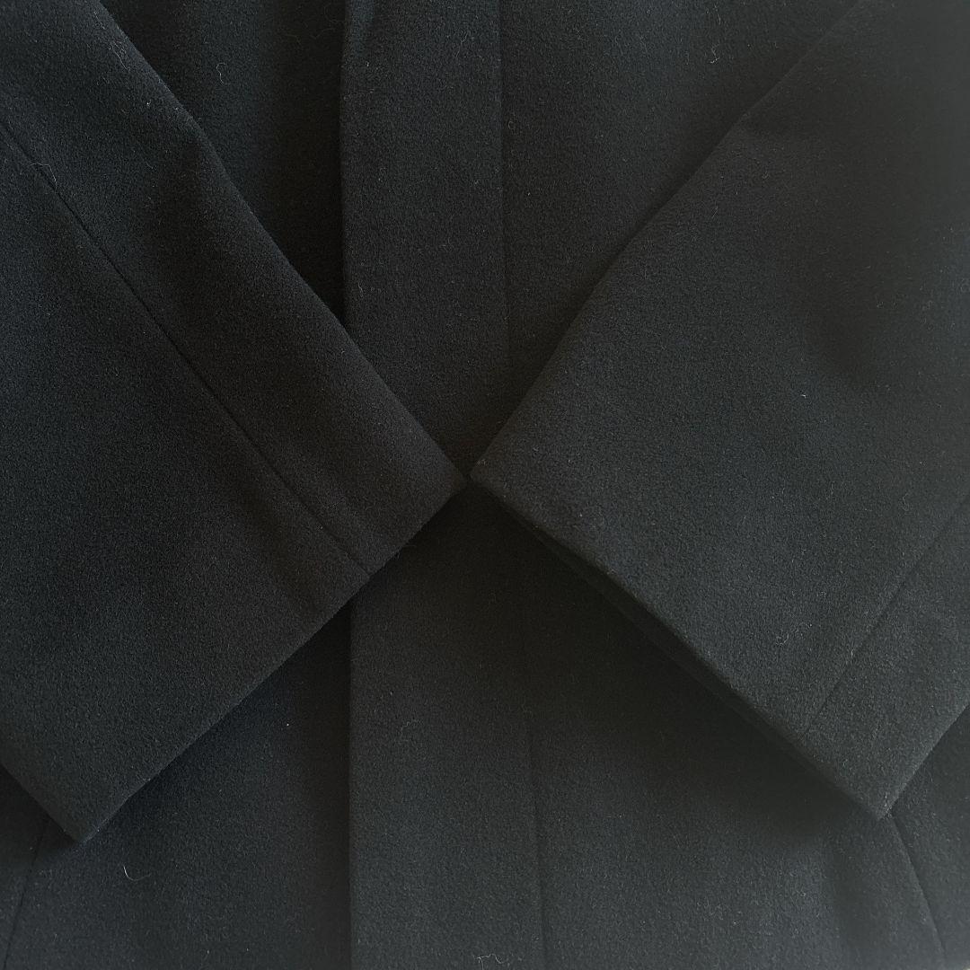 FARIANI ステンカラーコート ( Sサイズ )ヴィンテージ カシミヤ混 黒