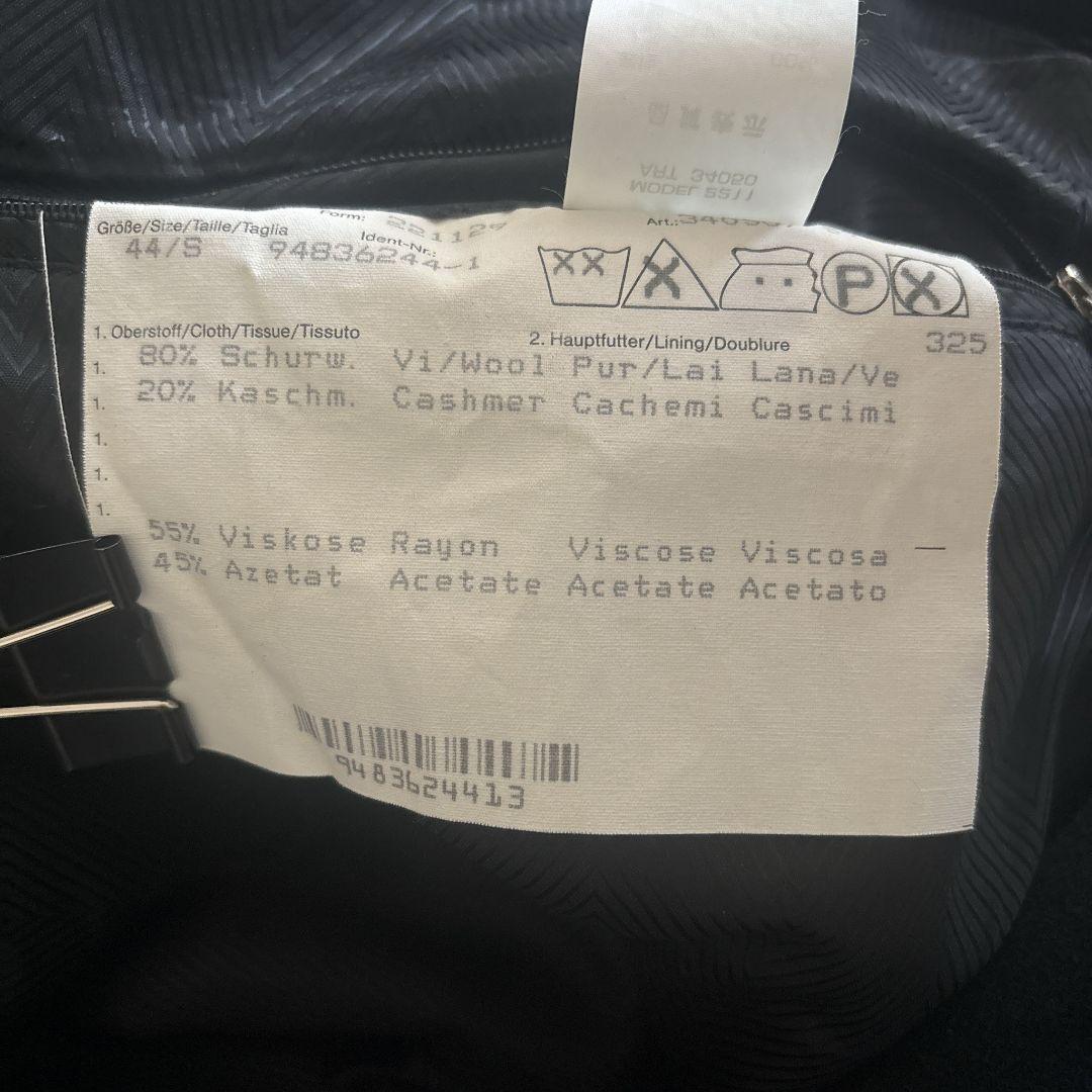 FARIANI ステンカラーコート ( Sサイズ )ヴィンテージ カシミヤ混 黒