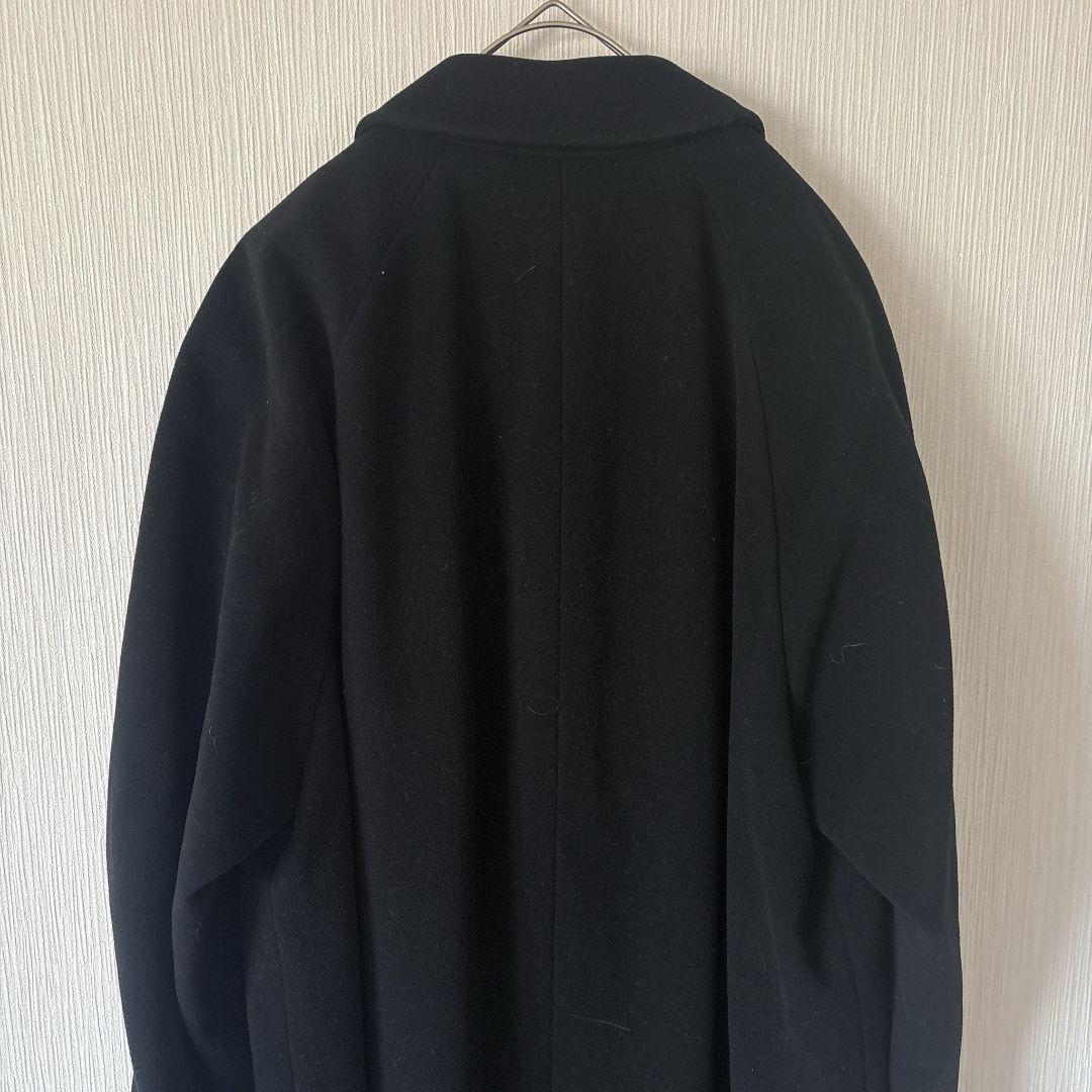 FARIANI ステンカラーコート ( Sサイズ )ヴィンテージ カシミヤ混 黒