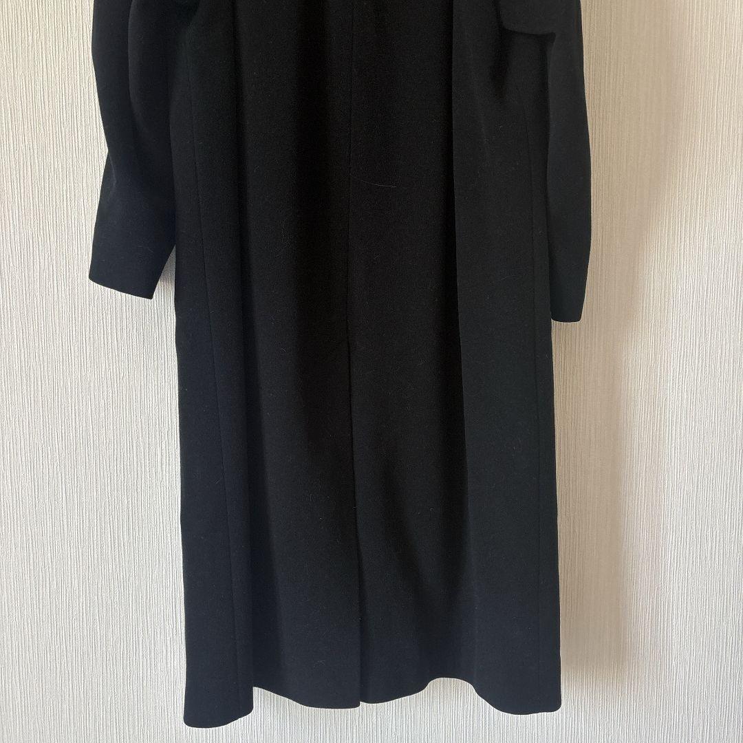 FARIANI ステンカラーコート ( Sサイズ )ヴィンテージ カシミヤ混 黒