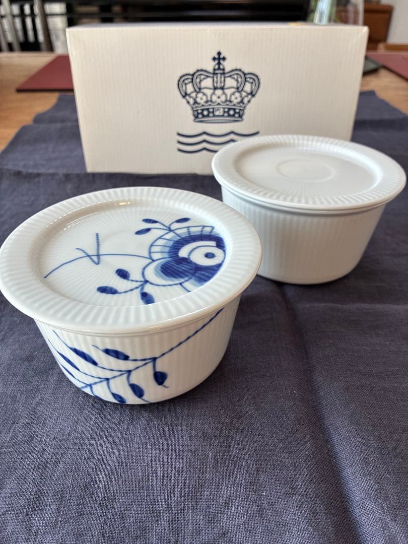 未使用　ロイヤルコペンハーゲン オーブンウェアＳ✖️2